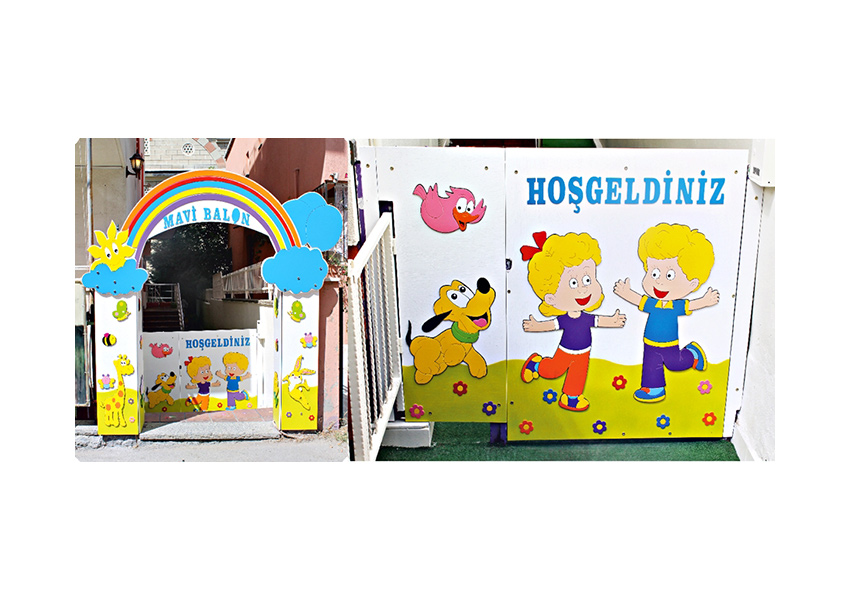 GV-7939 Anaokulu Figürlü Kapı 1 m2